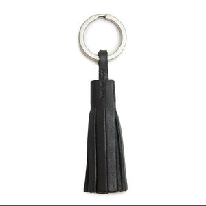 “Fuller” 100% Leather Tassel Keychain….Brand New….Color: Black